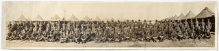 Item #443295 [Panoramic Photograph]: M[achine] G[un] Co. 29th Inf. Camp Benning, Ga. 1921