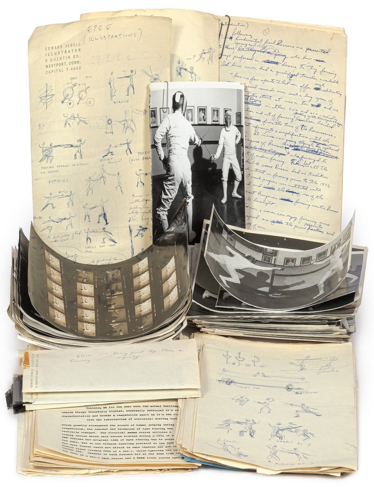 Item #443637 Edward Vebell&rsquo;s Manuscript on Fencing and Accompanying Photographs, circa 1960-61. Edward VEBELL.