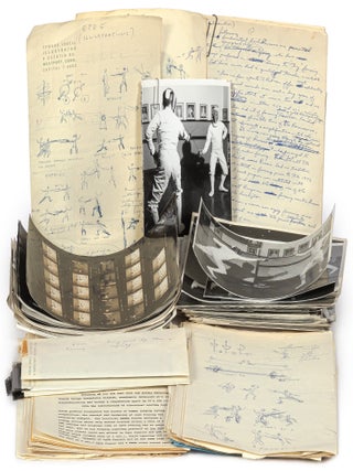 Item #443637 Edward Vebell&rsquo;s Manuscript on Fencing and Accompanying Photographs, circa 1960-61....
