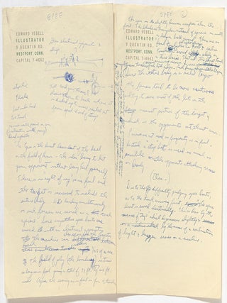 Edward Vebell&rsquo;s Manuscript on Fencing and Accompanying Photographs, circa 1960-61