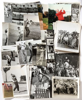 Item #443958 Photographs of Jack Nicklaus, Arnold Palmer, and other Champion Golfers of the early...
