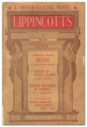Item #443979 Diane, Priestess of Haiti [complete novel in] Lippincott's Monthly Magazine, April...