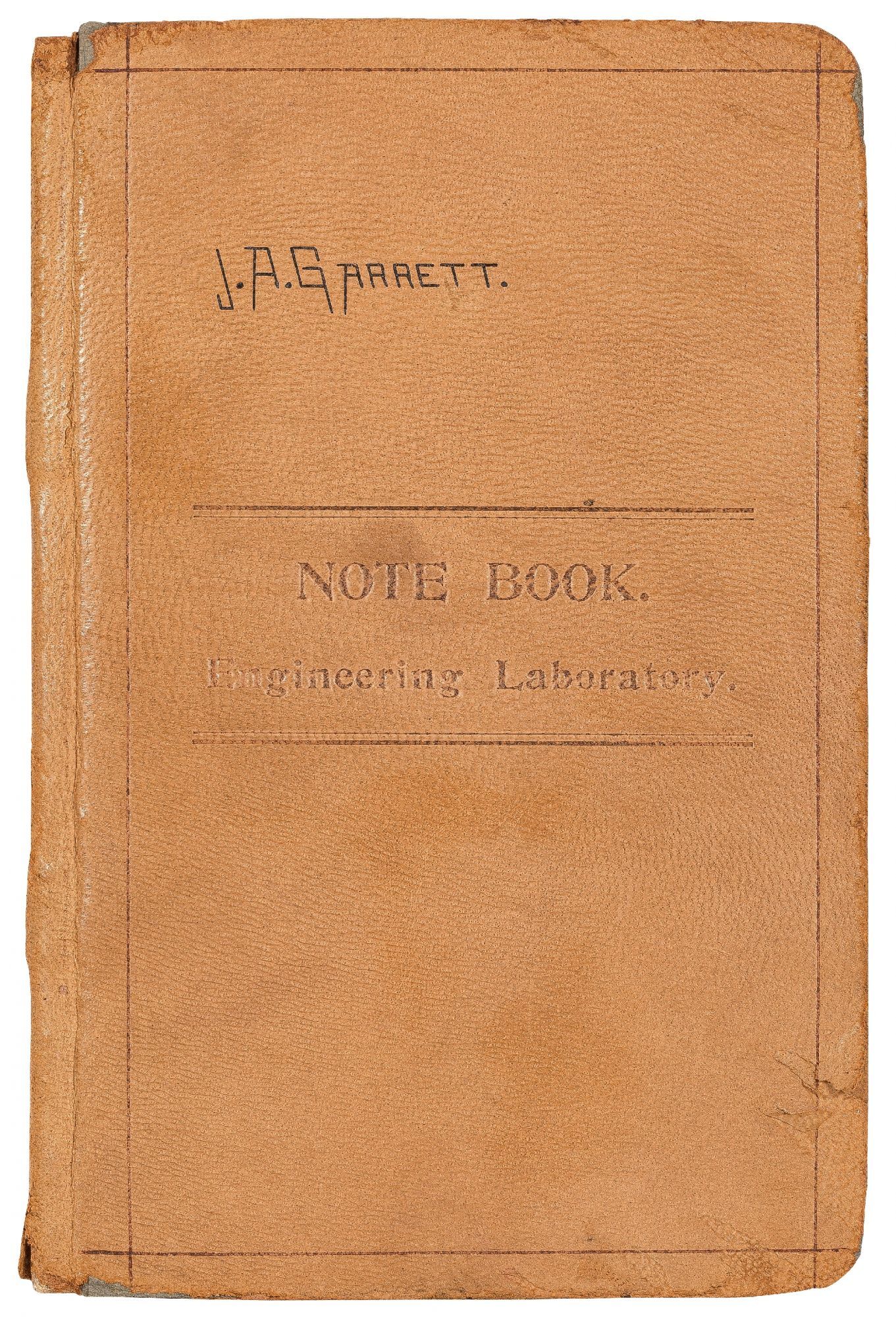 Journal : “Note Book Engineering Laboratory University of Michigan ...