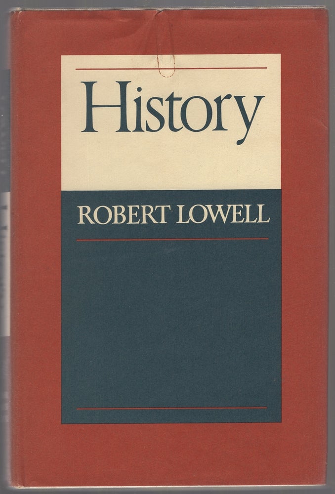 Item #444585 History. Robert LOWELL.