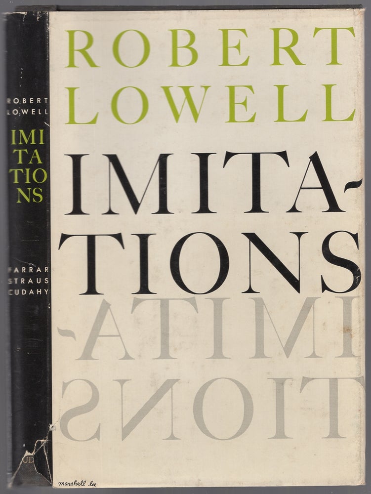 Item #444586 Imitations. Robert LOWELL.