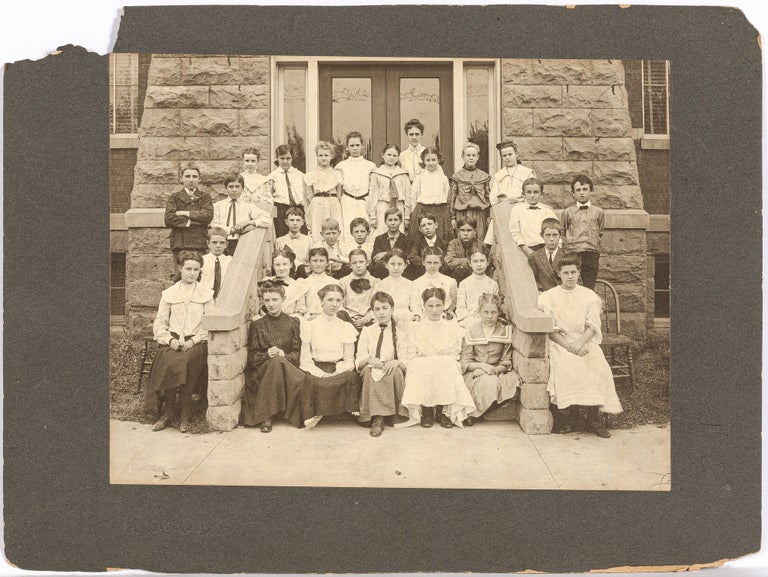 Item #444609 Cabinet Photograph of the 7th Grade Class of Walnut Street School in Owensboro, Kentucky, circa 1910