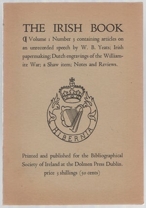 Item #444622 The Irish Book. Volume 1, Number 3. Winter 1960-61