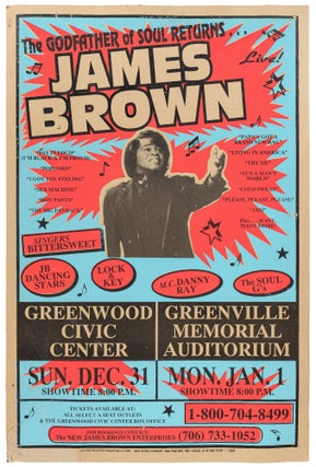 Item #444753 [Poster]: The Godfather of Soul Returns. James Brown. Singers Bittersweet / JB...