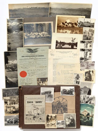 Item #445454 [Scrapbook]: Missionary Scrapbook From India During World War II. William W. BELL