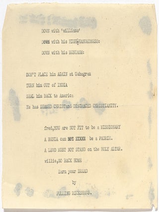 [Scrapbook]: Missionary Scrapbook From India During World War II