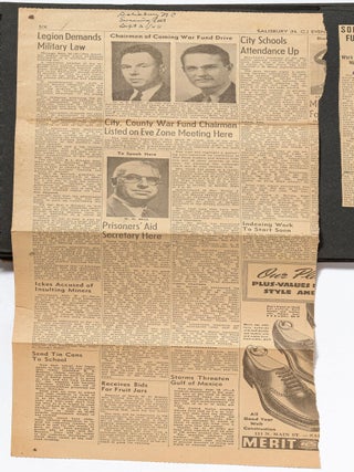 [Scrapbook]: Missionary Scrapbook From India During World War II