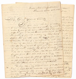 “A Journal, Kept on Board the U.S. Frigate Constellation” together with Two Holograph Letters, by Midshipman William Alexander, while Fighting Piracy in the West Indies, 1825-27
