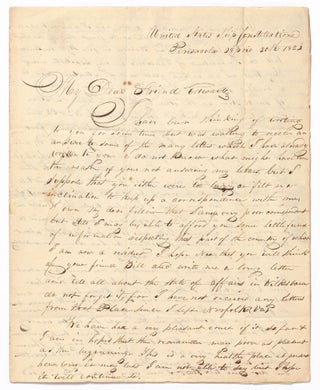 “A Journal, Kept on Board the U.S. Frigate Constellation” together with Two Holograph Letters, by Midshipman William Alexander, while Fighting Piracy in the West Indies, 1825-27