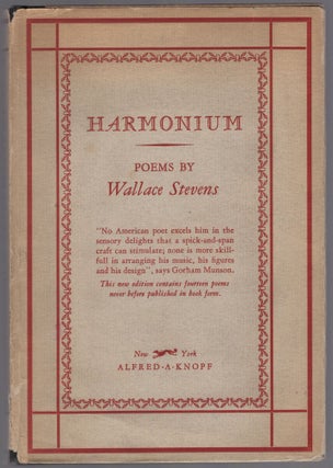 Item #445632 Harmonium. Wallace STEVENS