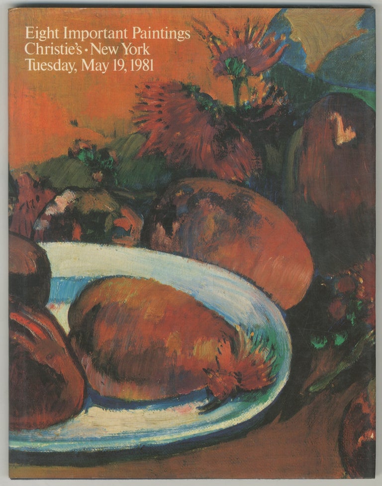 Item #445769 Eight Important Paintings from a Private Collection, Tuesday, May 19, 1981