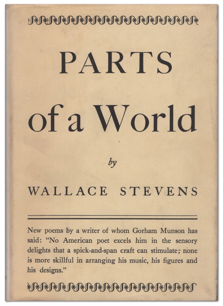 Item #445881 Parts of a World. Wallace STEVENS.