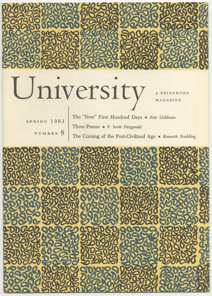 Item #445892 University: A Princeton Magazine. Spring 1961. F. Scott FITZGERALD.
