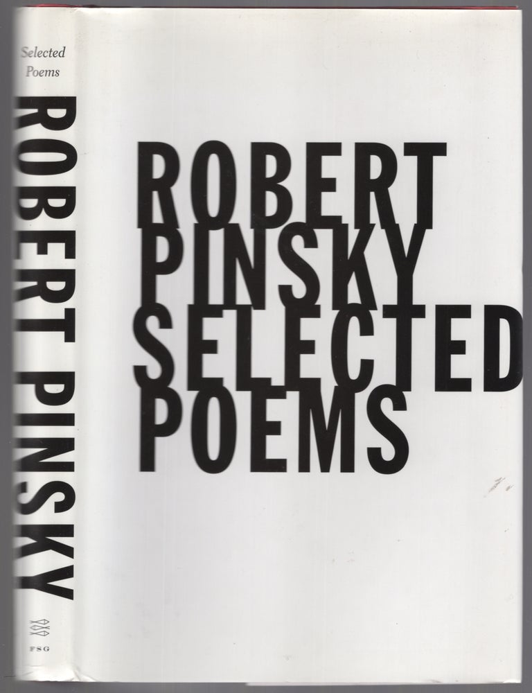 Item #446146 Selected Poems. Robert PINSKY.