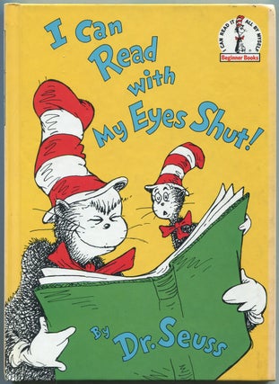 Item #446513 I Can Read With My Eyes Shut! SEUSS Dr
