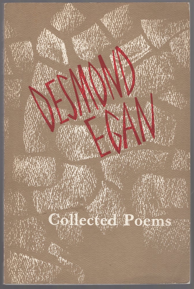 Item #447081 Collected Poems. Desmond EGAN.