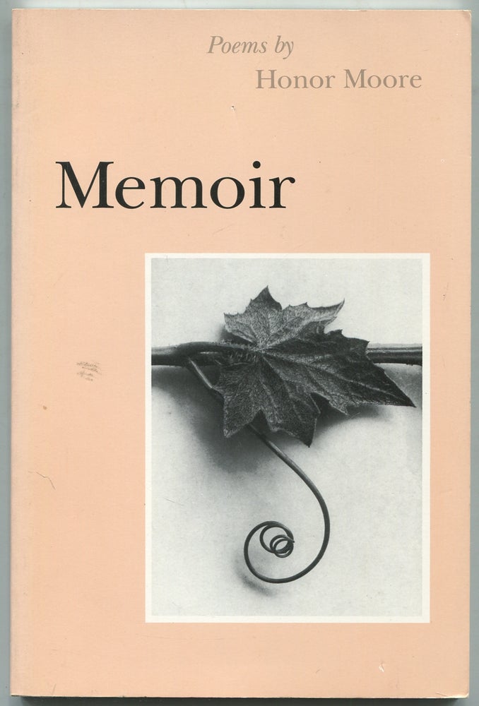 Item #447169 Memoir: Poems. Honor MOORE.