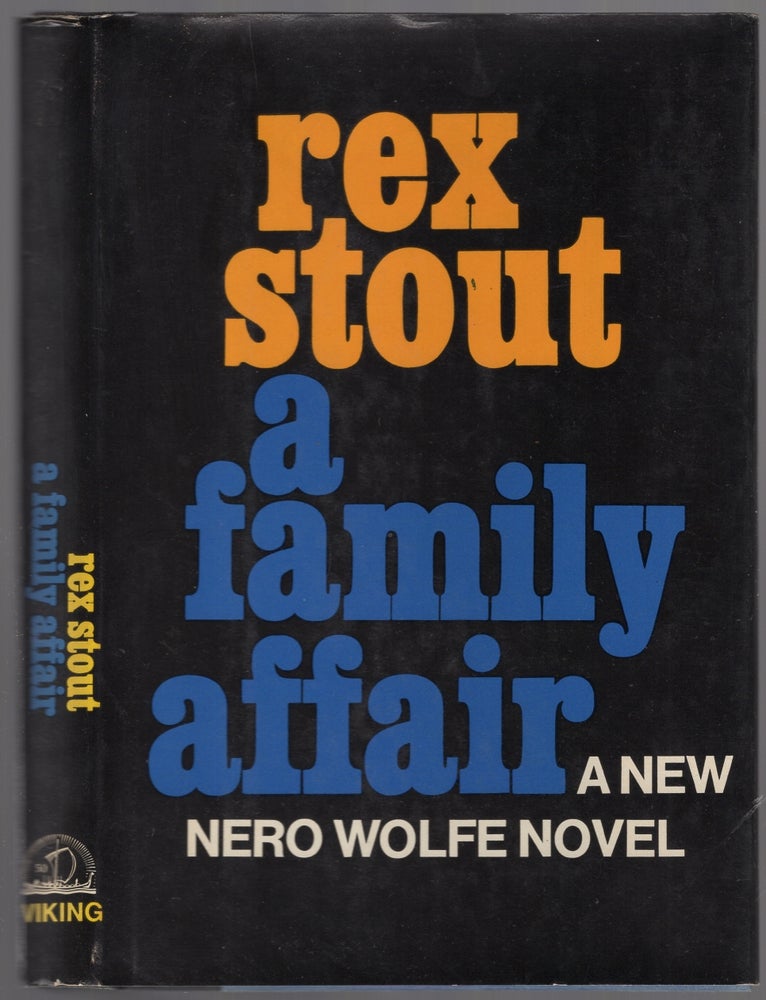 Item #447338 A Family Affair. Rex STOUT.