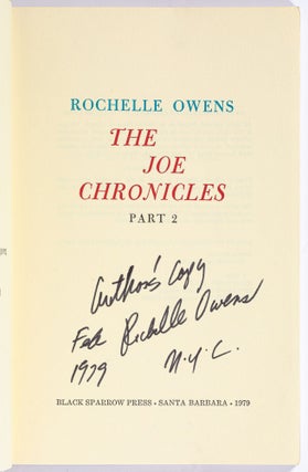 [Archive]: 28 Books from Rochelle Owens' Library