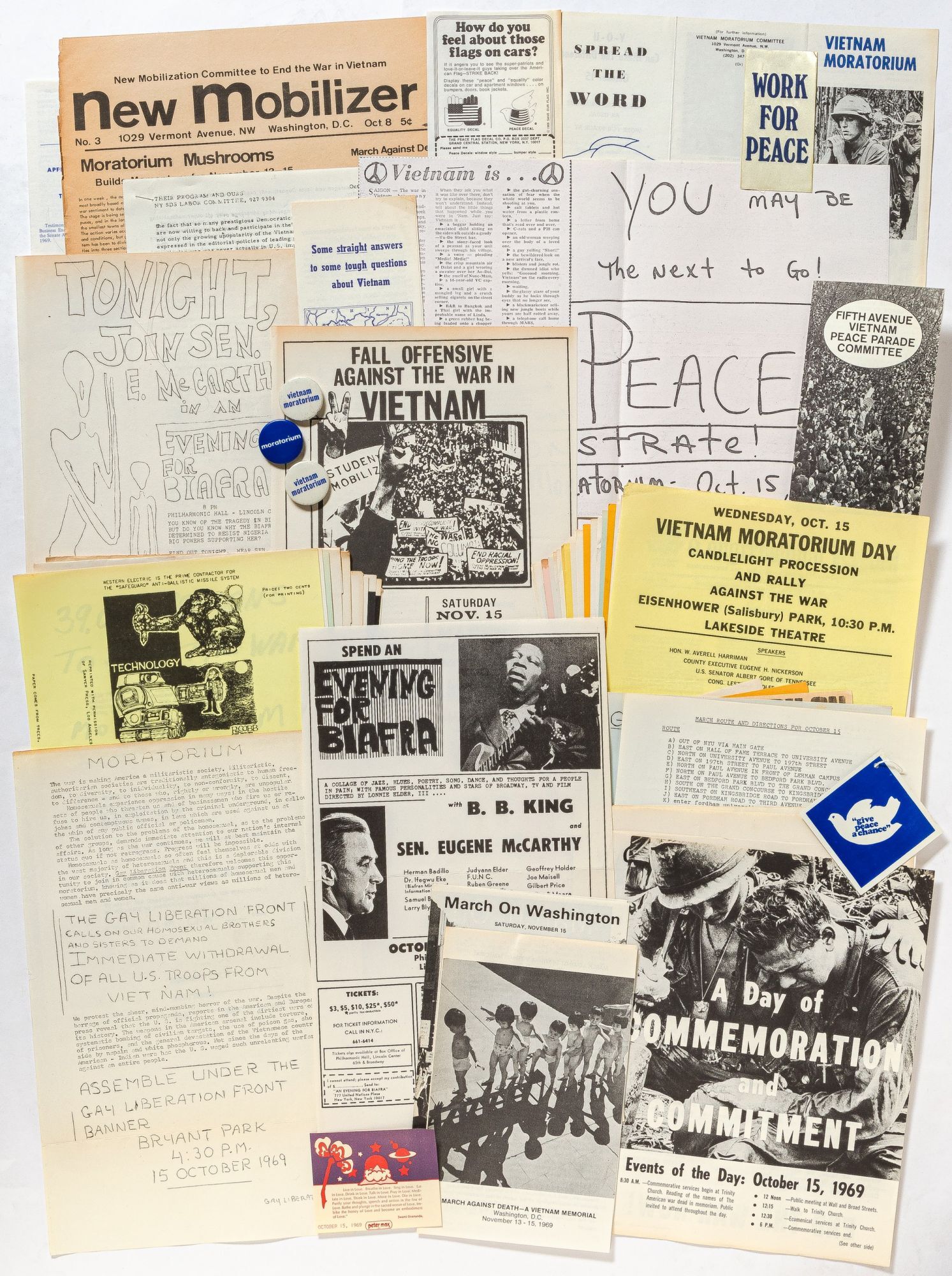 Archive : Vietnam War Protest Flyers From the First and Second ...