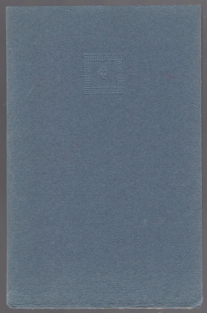 Item #447634 Philodemos: His Twenty-Nine Extant Poems Translated into Contemporary American English . George ECONOMOU.