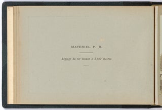 Artillerie Schneider-Canet: Two Photo Albums of Canet Artillery Guns in Range Practice before the Commission Bulgare (1904); and Commission de L’Artlillerie Royale Serbe (1906)