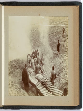 Artillerie Schneider-Canet: Two Photo Albums of Canet Artillery Guns in Range Practice before the Commission Bulgare (1904); and Commission de L&rsquo;Artlillerie Royale Serbe (1906)