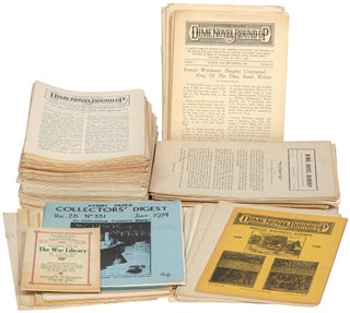 Item #447735 Over 200 issues of Dime Novel Round Up, plus related publications