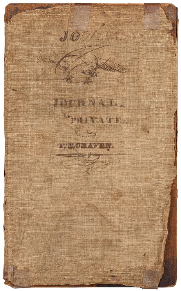 Item #448018 A Journal of a Cruise on board U.S. Navy Ships Boxer and Peacock, 1832-34. Thomas Tingey CRAVEN.