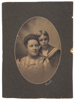Item #448411 [Cabinet card]: Portrait Photograph of William T. Tilden, 2nd with his mother....