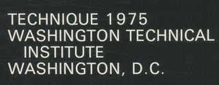 (Yearbook): Technique '75. Washington Technical Institute
