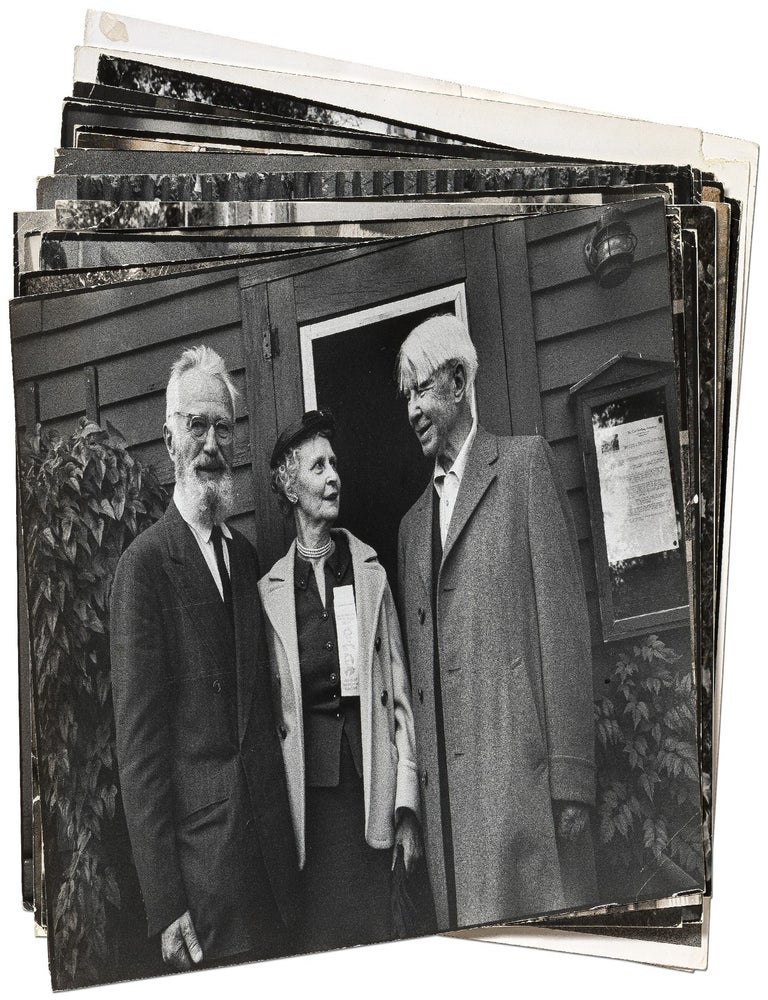 Collection of Photos of Carl Sandburg and Edward Steichen. Lee BALTERMAN.