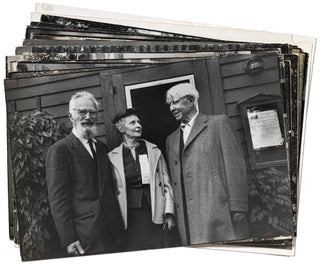 Item #448716 Collection of Photos of Carl Sandburg and Edward Steichen. Lee BALTERMAN