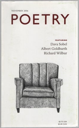 Item #449233 Poetry - November 2006. Dava SOBEL, Albert Goldbarth, Richard Wilbur