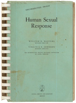 Item #450419 Human Sexual Response. William H. MASTERS, Virginia E. Johnson