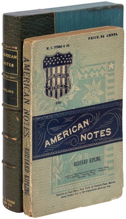 Item #450537 American Notes. Rudyard KIPLING