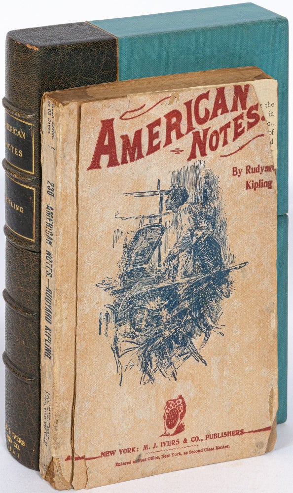 Item #450540 American Notes [and] The Bottle Imp. Rudyard Robert Louis Stevenson KIPLING, and.