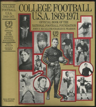 Item #451803 College Football U.S.A. 1869 - 1971: Official Book of the National Football...