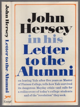 Letter to the Alumni. John HERSEY.