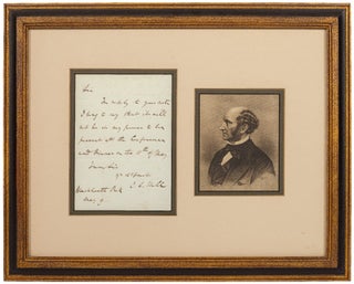 Autograph Letter Signed ("J. S. Mill". John Stuart MILL.