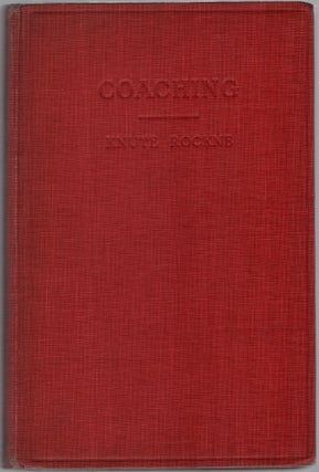 Item #454106 Coaching: The Way of the Winner. Knute K. ROCKNE