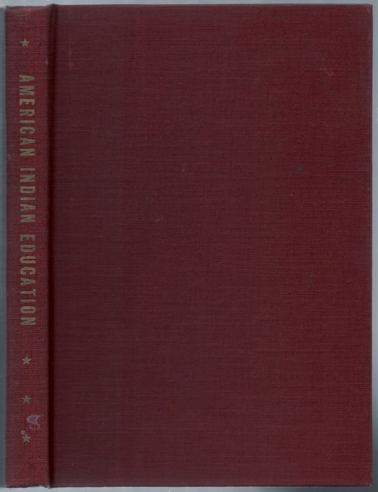 American Indian Education: Government Schools and Economic Progress. Evelyn C. ADAMS.