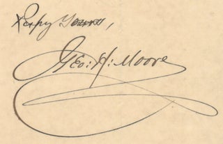 Autograph Note Signed ("Geo. H. Moore")