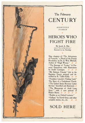 Item #455013 [Magazine Broadside]: The February Century. Midwinter November. Heroes Who Fight...