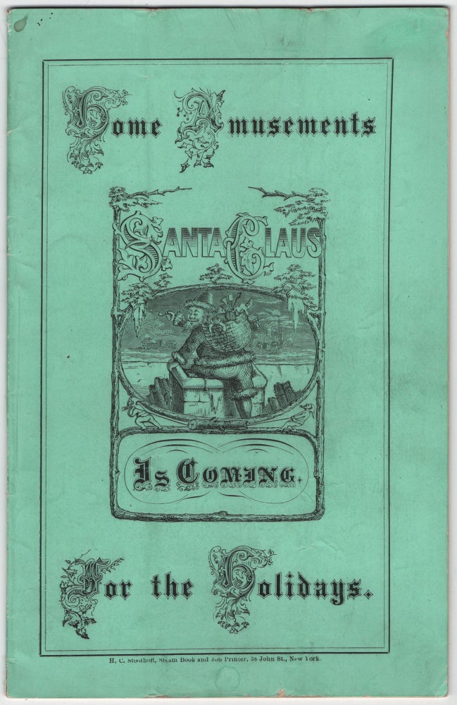 Item #455212 [Trade Catalog]: E. I. Horsman's Illustrated Catalogue of Games and Home Amusements, for the Holidays. Skates in Great Variety