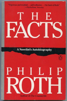 Item #455944 The Facts: A Novelist's Autobiography. Philip ROTH